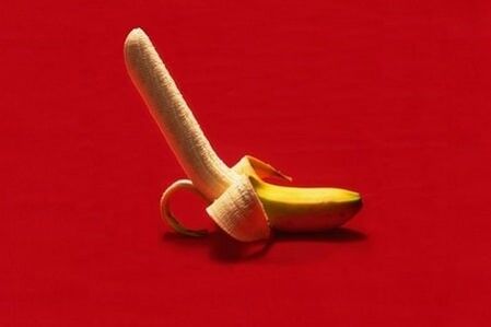 A banán az edzés által megnagyobbodott pénisz jelképe